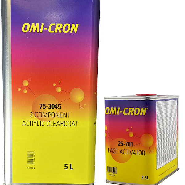 Omi-Cron 2K MS Clearcoat Kit Fast 7.5L 2-1