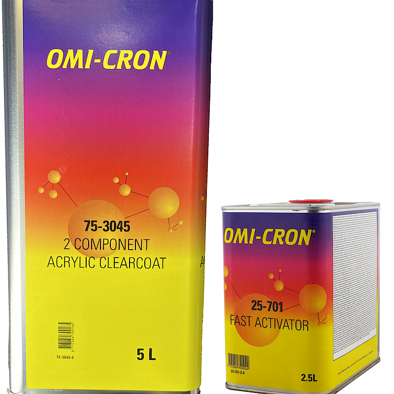 Omi-Cron 2K MS Clearcoat Kit Fast 7.5L 2-1 - Image