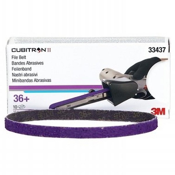 3M Cubitron II File Belt 786F 10mm x 330mm 36+ (x10) (33437)