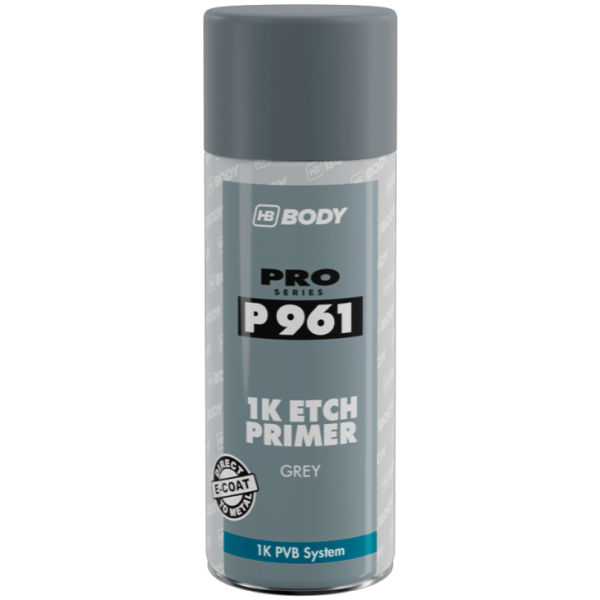 HB Body 961 1K Etch Primer Grey Aerosol 400ml