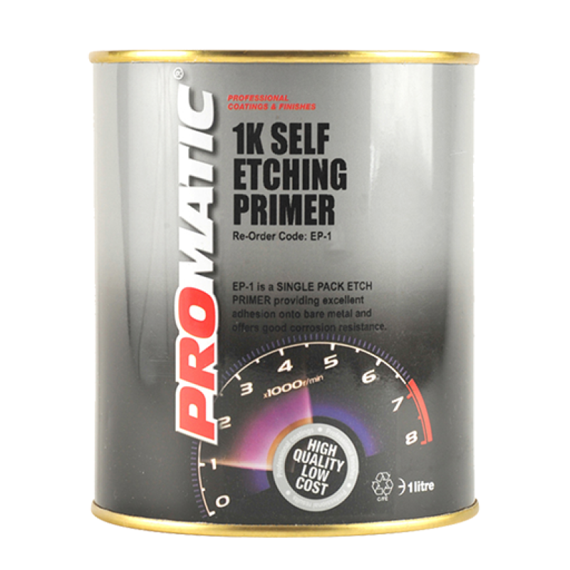 Promatic 1K Self Etching Etch Primer Grey 1L - Image