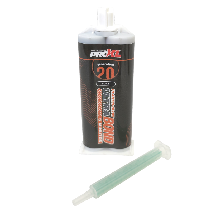 Pro XL 2K Ultrabond Plastic Adhesive Slow 5 Minute Black - Image 1