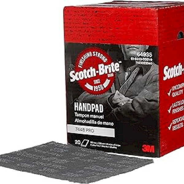 3M 07448 Ultra Fine Grey Scotch-Brite Pads (x20)