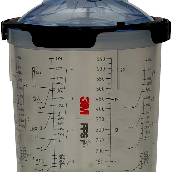 3M PPS2 650ml 125Micron Series 2 (x50 Lids & Liners)