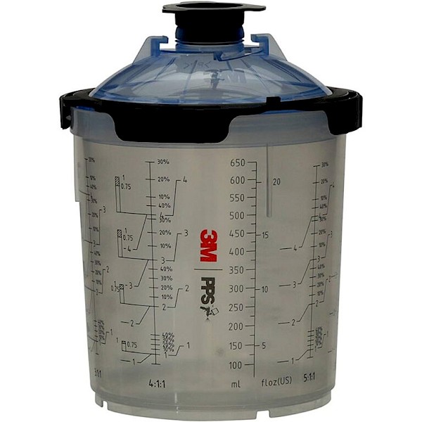 3M PPS2 650ml 125Micron Series 2 (x50 Lids & Liners)