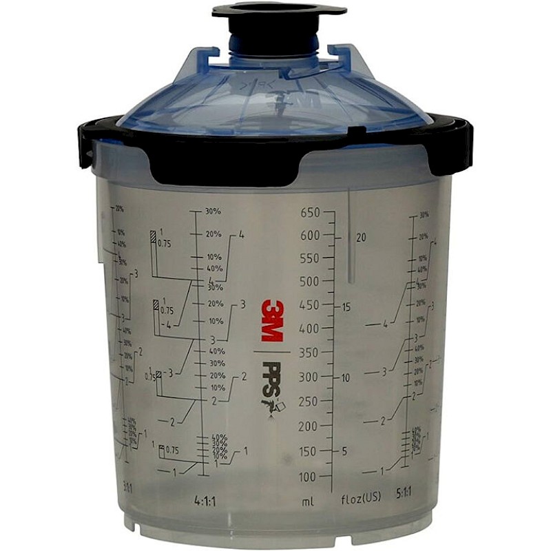 3M PPS2 650ml 125Micron Series 2 (x50 Lids & Liners) - Image 1