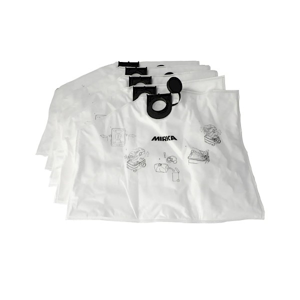 Mirka Fleece Dust Bags for DEXOS 1217 (x5)