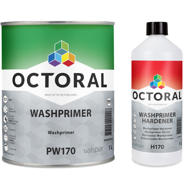 Octoral PW170+H170 2K Wash Primer/Etch Primer Kit 2L