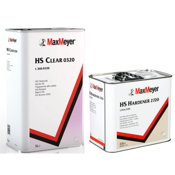 Max Meyer 0320 Clearcoat Kit With 2720 Standard Hardener 7.5L