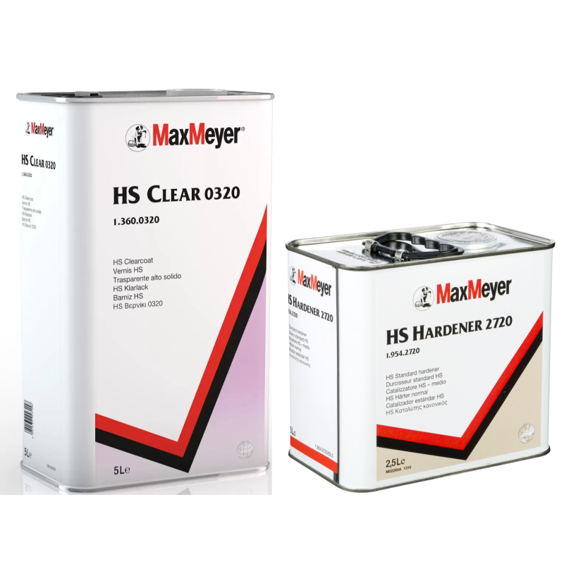 Max Meyer 0320 Clearcoat Kit With 2720 Standard Hardener 7.5L - Image 1