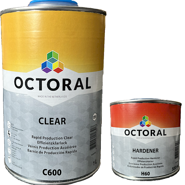 Octoral C600 Clearcoat Kit With H60 Hardener 1.5L