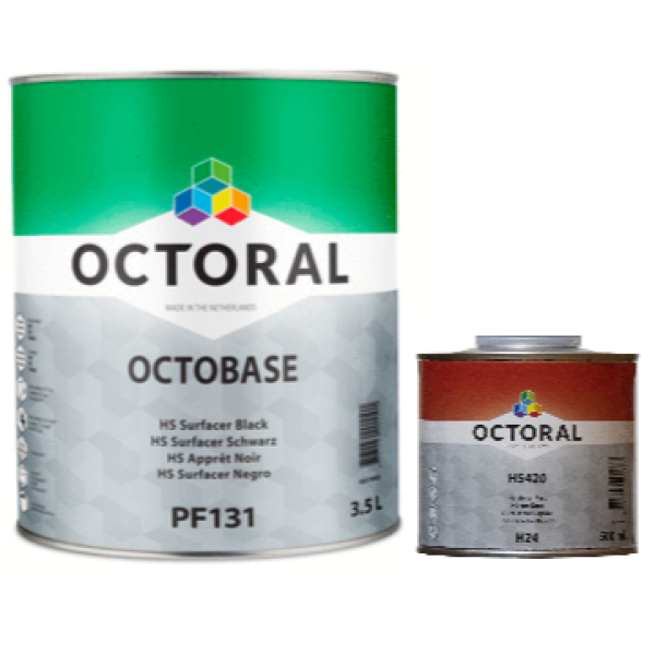 Octoral PF131 Black Primer Kit 6:1 With H24 Hardener 3.5L