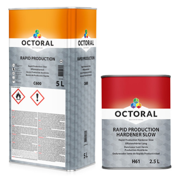 Octoral C600 Clearcoat Kit With H61 Hardener 7.5L
