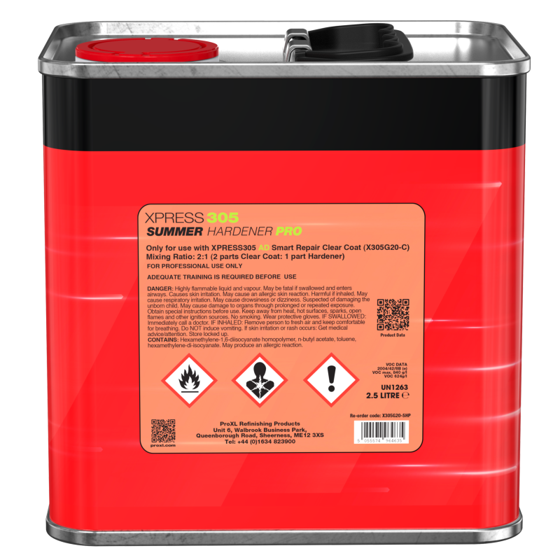 Pro XL Xpress 305 Summer Hardener 2.5L - Image 2