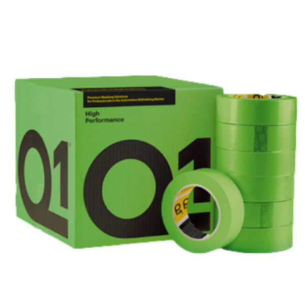 Q1 Green High Performance Masking Tape 36mmx50m (Box of 24)