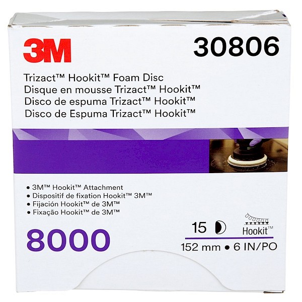 3M Trizact Discs 150mm p8000 (x15) (30806)