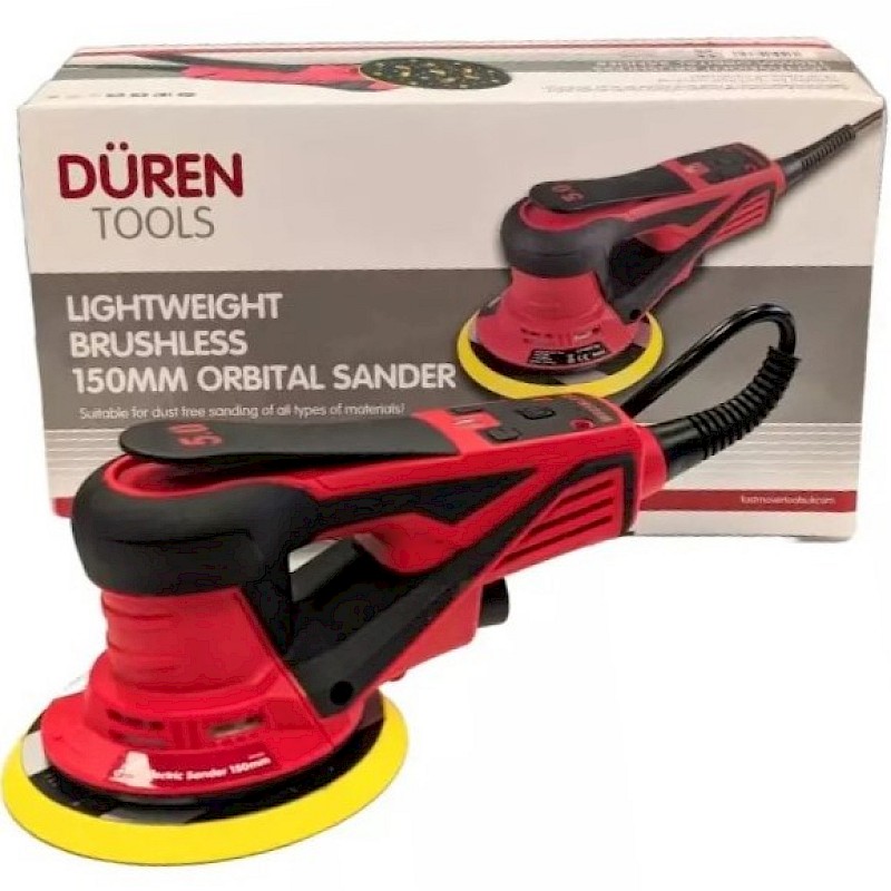 Duren 150mm Electric Sander 5mm Orbit with Dust Extraction - Image 1