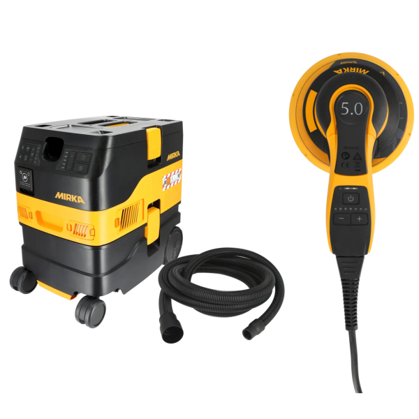Mirka DEROS II 150mm Sander & DEXOS Dust Extractor Bundle