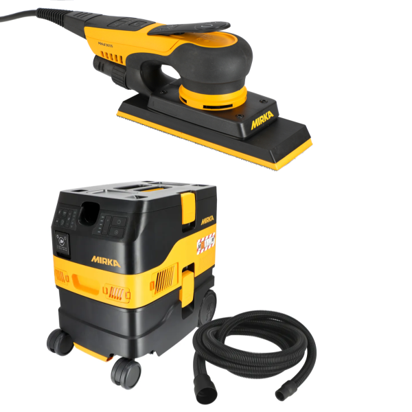 Mirka DEOS II 70x198mm Sander & DEXOS Dust Extractor Bundl