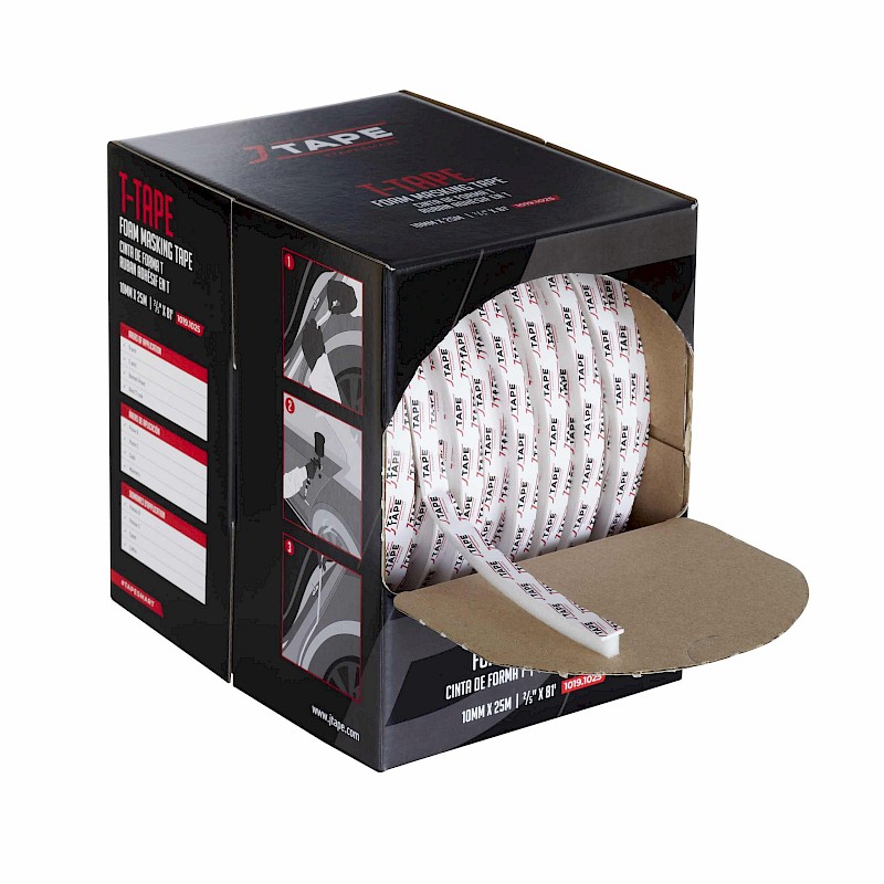 J-Tape T-Tape Foam Masking Tape 10mm x 25M - Image 2