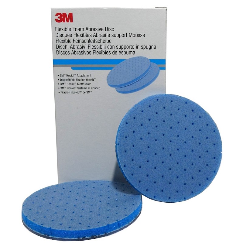 3M Flexible Abrasive Foam Discs 77mm P2000 (x20) (33554) - Image 1