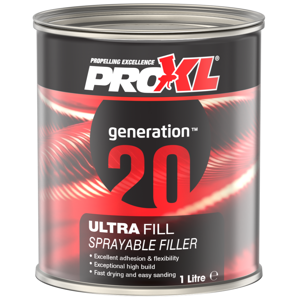 Pro XL Ultrafill Sprayable Polyester Filler 1L, KRS - Kent Refinishing ...