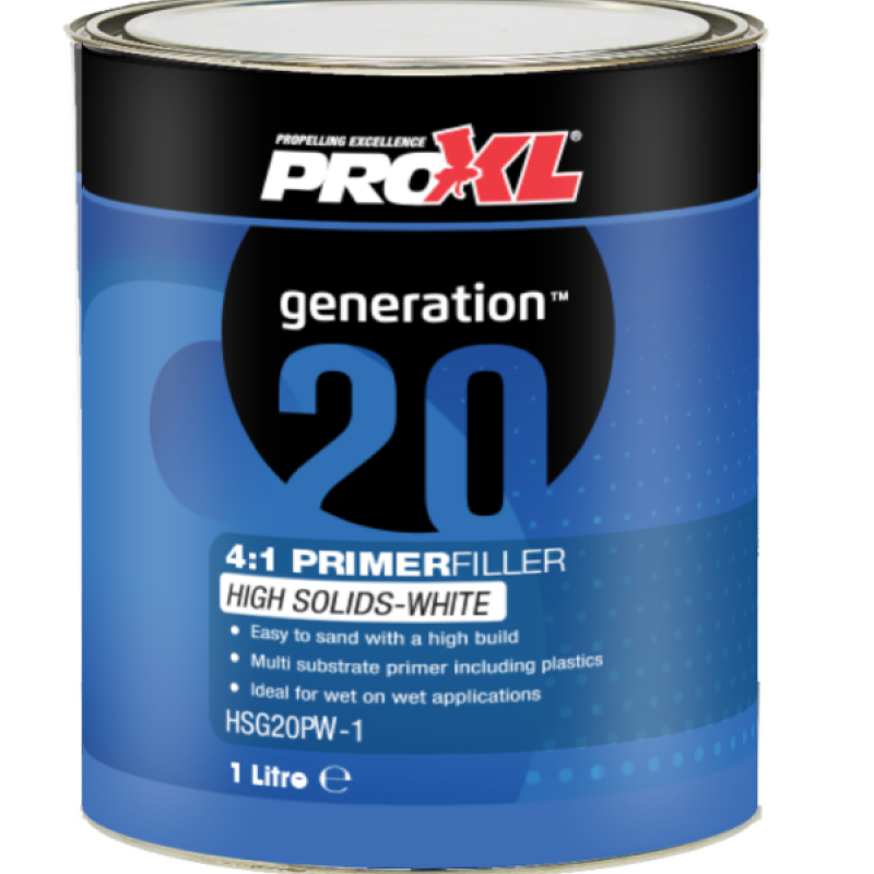 Pro XL 4:1 High Build 2K Primer Filler Kit White 1.25L - Image 2