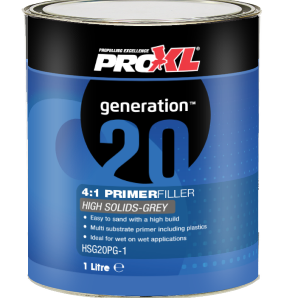 Pro XL 4:1 High Build 2K Primer Filler Kit Grey 1.25L - Image 2