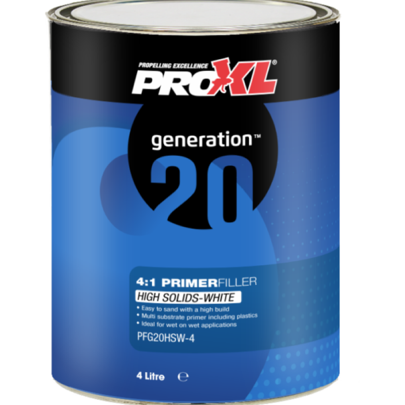 Pro XL 4:1 High Build 2K Primer Filler Kit White 5L - Image 2