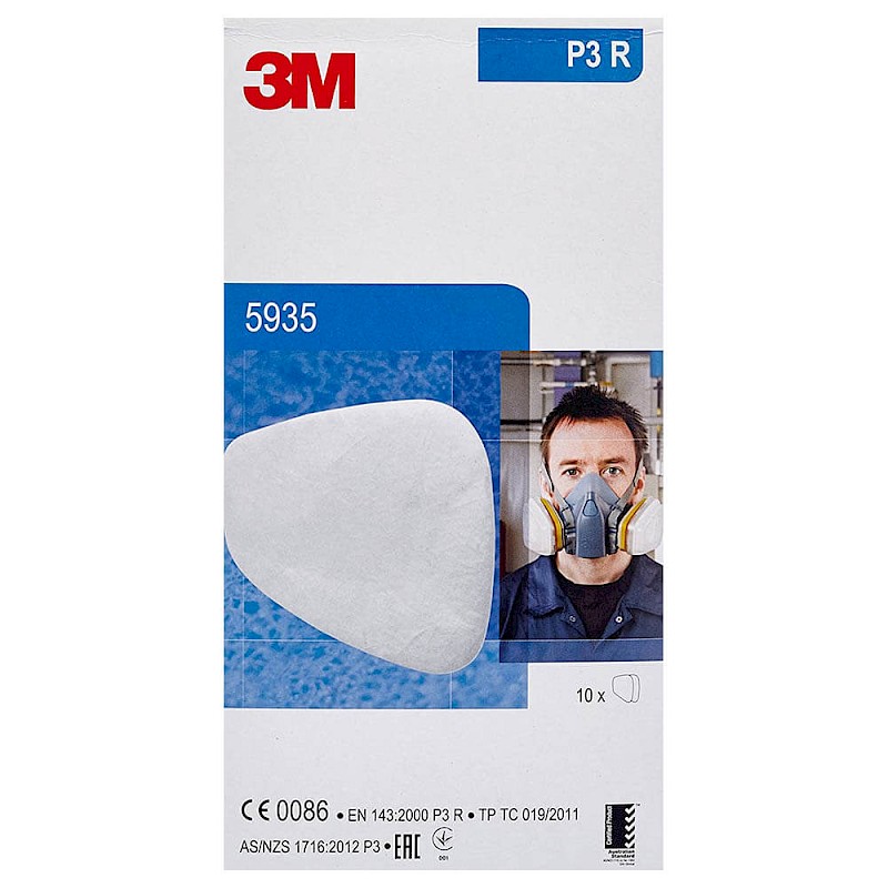 3M P3 Particulate Filters Pk2 x 10  (05935) - Image 1