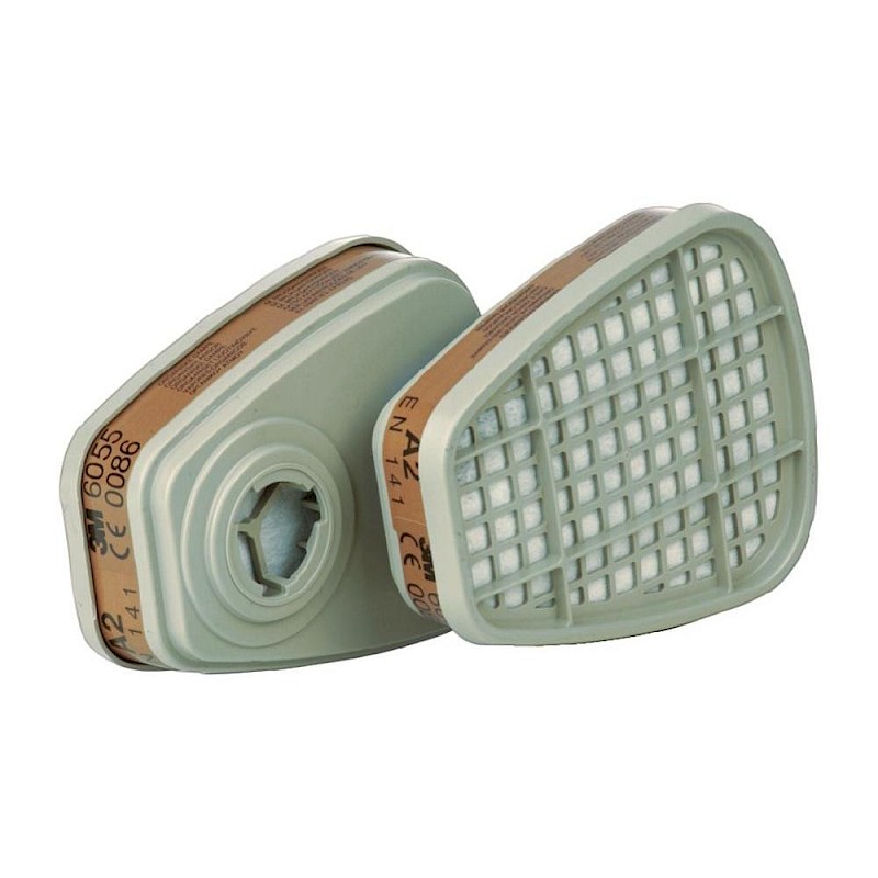 3M 8 A2 Gas And Vapour Filters X 8 (6055) - Image 1