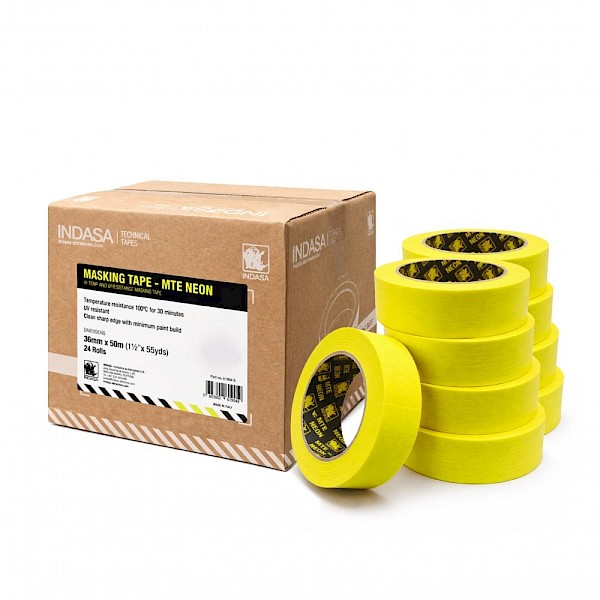 Indasa 36mm x 50M Neon Masking Tape (24)