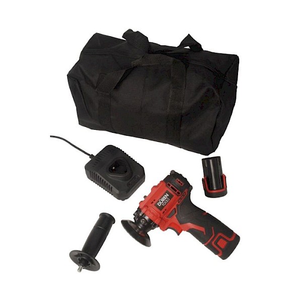 Duren 75mm Cordless Polisher 2 x Batteries With Pads & Bag - Image 2