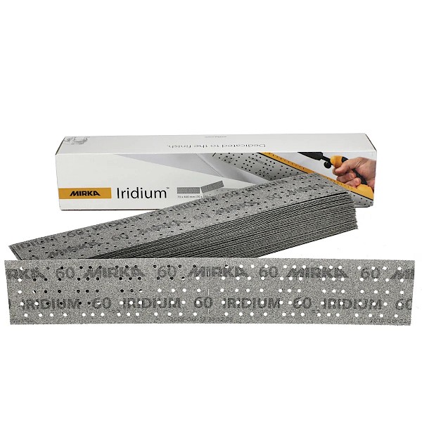 Mirka Iridium 70x400mm Sanding Strips P80 (x50) - Image 1