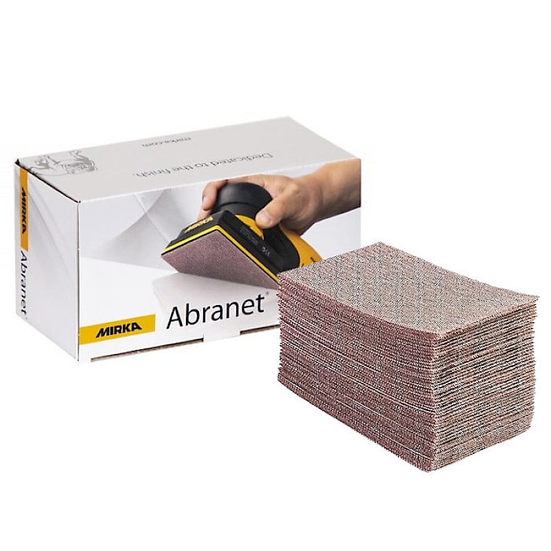 Mirka P600 81x133mm Abranet Grip Strips (Pkt 50) - Image 1